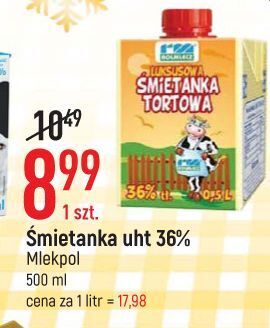 E.Leclerc Śmietanka tortowa 36 % rolmlecz oferta