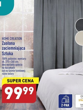ALDI Home Creation zasłona zaciemniająca oferta