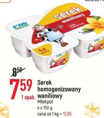 E.Leclerc Serek waniliowy rolmlecz oferta