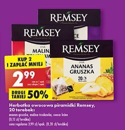 Biedronka Herbata o smaku ananasa i gruszki remsey oferta