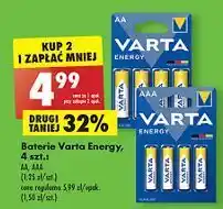 Biedronka Baterie alkaiczne lr03 varta oferta