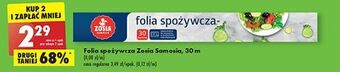 Biedronka Folia spożywcza 30 m zosia samosia oferta