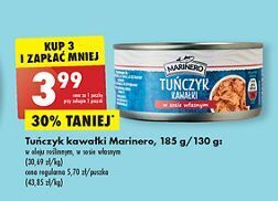 Biedronka Tuńczyk kawałki w oleju roślinnym marinero oferta