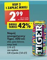 Biedronka Napój mango bomb tiger energy drink oferta