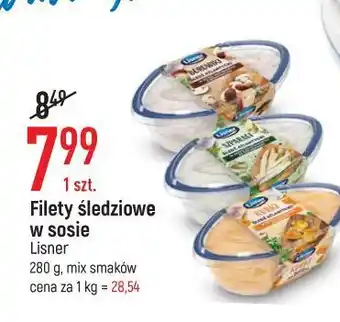 E.Leclerc Filety śledziowe w sosie grzybowym z borowikami lisner oferta