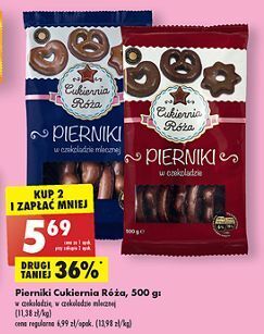 Biedronka Pierniki w czekoladzie mlecznej cukiernia róża oferta