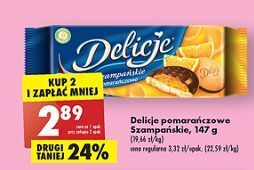Biedronka Ciastka z galaretką pomarańczową delicje szampańskie oferta