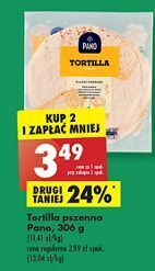 Biedronka Tortilla pszenna wraps pano oferta