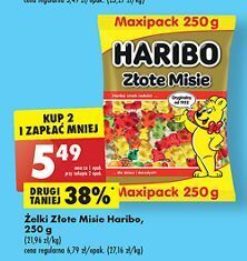 Biedronka Żelki haribo złote misie oferta