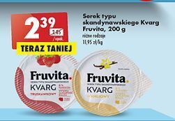 Biedronka Serek waniliowy fruvita kvarg oferta