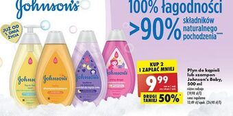 Biedronka Szampon do włosów dla dzieci johnson's baby shiny drops oferta
