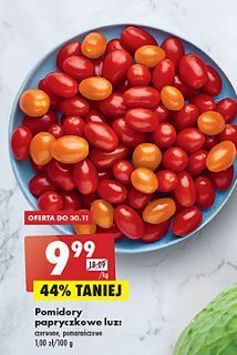 Biedronka Pomidory papryczkowe pomarańczowe oferta
