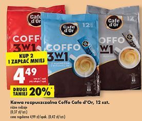 Biedronka Kawa rozpuszczalna 3 w 1 cafe d'or coffo oferta