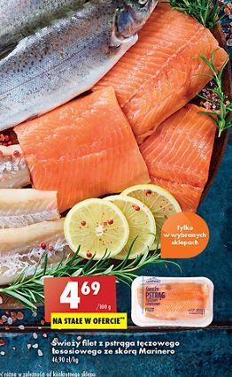 Biedronka Pstrąg tęczowo-łososiowy filet marinero oferta