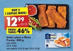 Biedronka Steki rybne z fileta frosta oferta