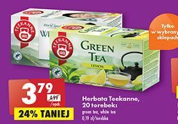 Biedronka Herbata lemon teekanne green tea oferta