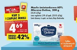 Biedronka Masło śmietankowe mleczna dolina oferta