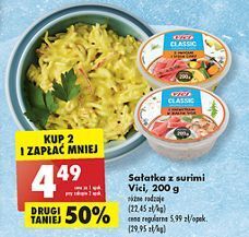 Biedronka Sałatka surimi z owocami i sosem curry vici oferta