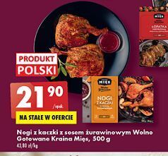 Biedronka Nogi z kaczki sosem żurawinowym kraina mięs oferta