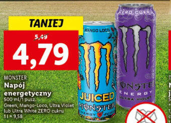 Lidl Monster Napój energetyczny 500ml oferta