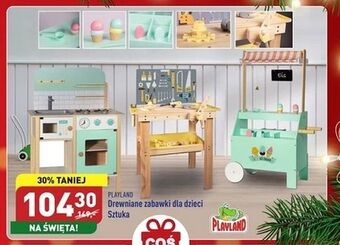 ALDI Kuchnia drewniana z akcesoriami playland oferta