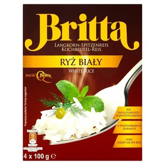 Topaz Britta ryż biały 400 g (4 x 100 g) oferta
