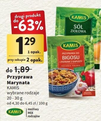 Intermarche Sól ziołowa kamis oferta