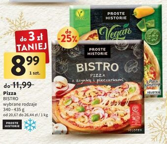Intermarche Pizza z szynką i pieczarkami iglotex proste historie bistro oferta