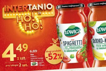 Intermarche Sos spaghetti łowicz oferta