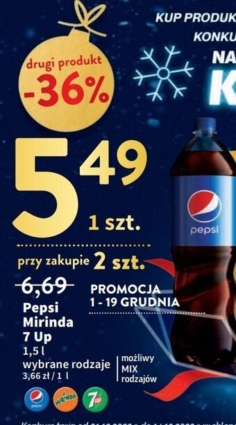 Intermarche Napój orange mirinda oferta