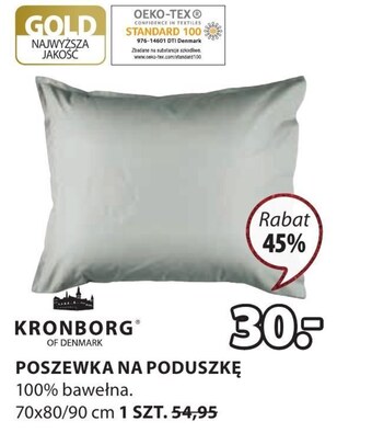JYSK Poszewka na poduszkę kronborg oferta