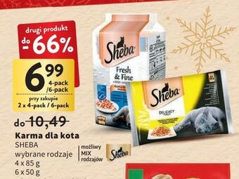 Intermarche Karma dla kota smaki drobiowe sheba delicacy in jelly oferta