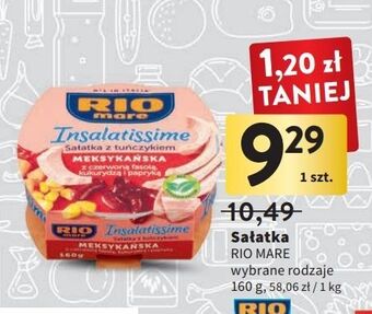 Intermarche Sałatka z tuńczykiem meksykańska rio mare insalatissime oferta