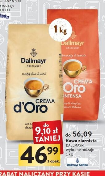 Intermarche Kawa dallmayr crema d'oro intensa oferta