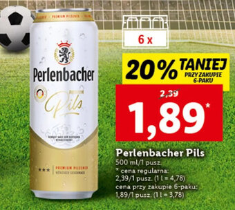 Lidl Perlenbacher Pils 500ml oferta