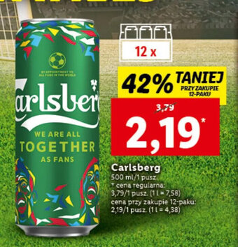 Lidl Carlsberg 500ml oferta