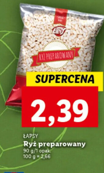 Lidl Łapsy Ryż preparowany 90g oferta