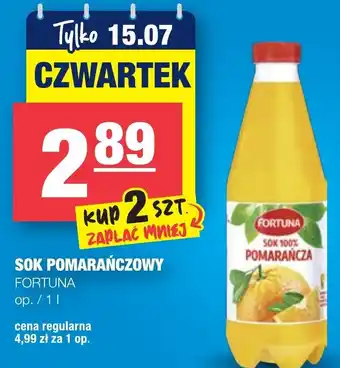 Spar Sok pomarańczowy Fortuna 1l oferta