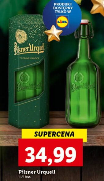 Lidl Pilsner Urguell 1l/1 but. oferta