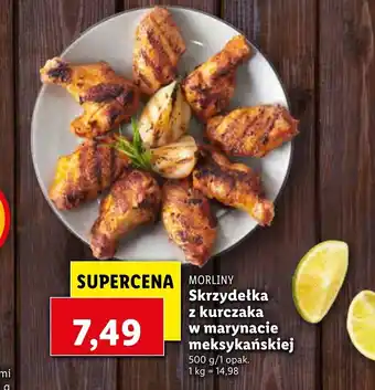 Lidl Skrzydełka z kurczaka w marynacie meksykańskiej 500g oferta