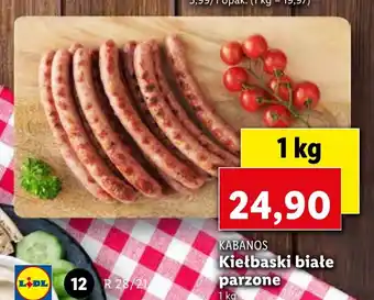 Lidl Kiełbaski białe parzone 1kg oferta