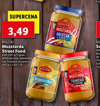 Lidl Musztarda Street Food różne smaki 200-220g oferta