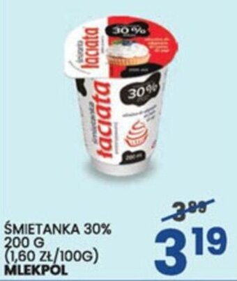 Wafelek Mlekpol Śmietanka 30% 200g oferta