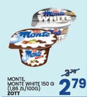 Wafelek Zott Monte, Monte White 150g oferta