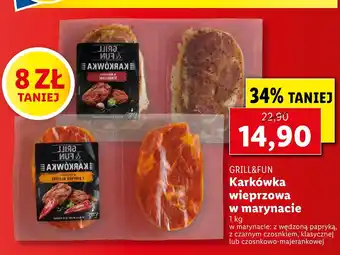Lidl Karkówka wieprzowa w marynacie na grill 1kg oferta