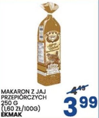 Wafelek Ekmak Makaron z jaj przepiórczych 250g oferta