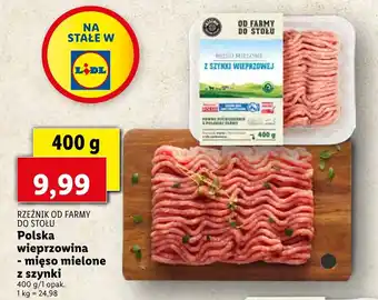 Lidl Polska wieprzowina mięso mielone z szynki 400g oferta