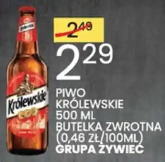 Wafelek Grupa Żywiec Piwo królewskie 500ml butelka zwrotna oferta