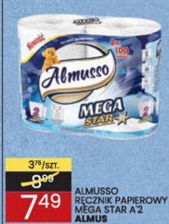 Wafelek Almus Almusso ręcznik papierowy mega star a'2 oferta