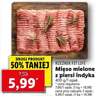 Lidl Mięso mielone z piersi indyka 400g oferta